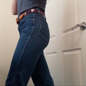 Vtg High Waist Wrangler Jeans. 28x34. Wedgie 1970s
